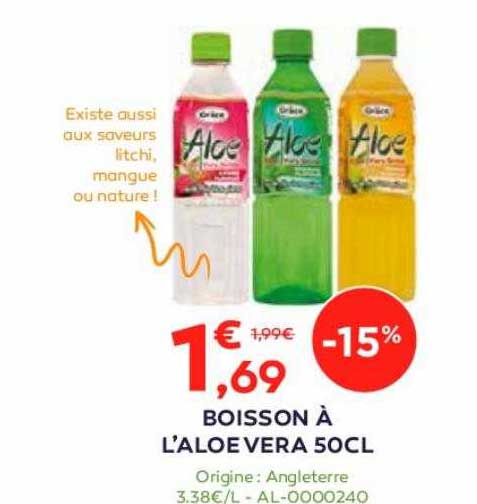 boisson à l'aloé vera 50 cl