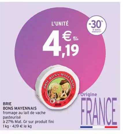 brie bons mayennais