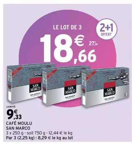 café moulu san marco