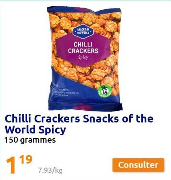 chilli crackers snacks of the world spicy