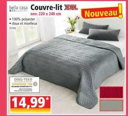 couvre-lit xxl bella casa