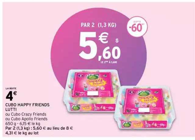 cubo happy friends lutti