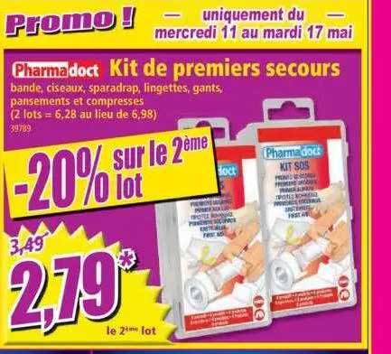 kit de premiers secours pharma doct