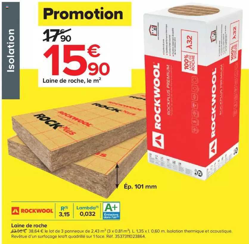 laine de roche rockwool