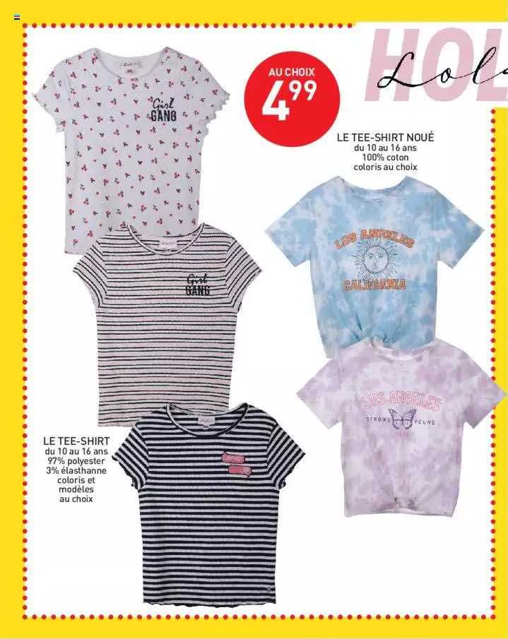 le tee-shirt noué, le tee-shirt