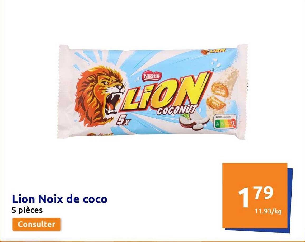 Lion Noix De Coco