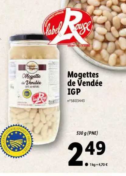 mogettes de vendée igp saveur de nos régions