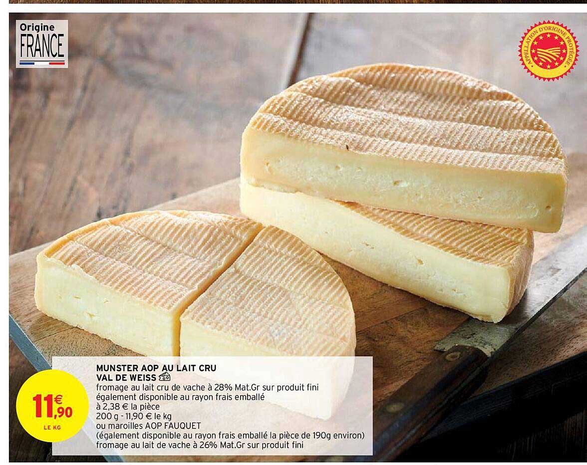 muster aop au lait cru val de weiss