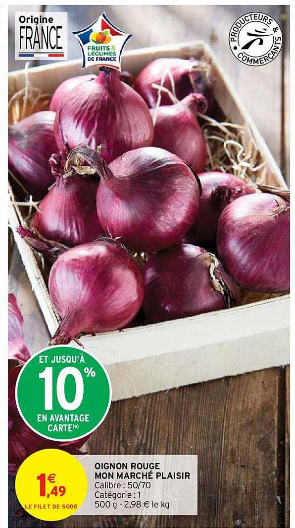 oignon rouge mon marché plaisir