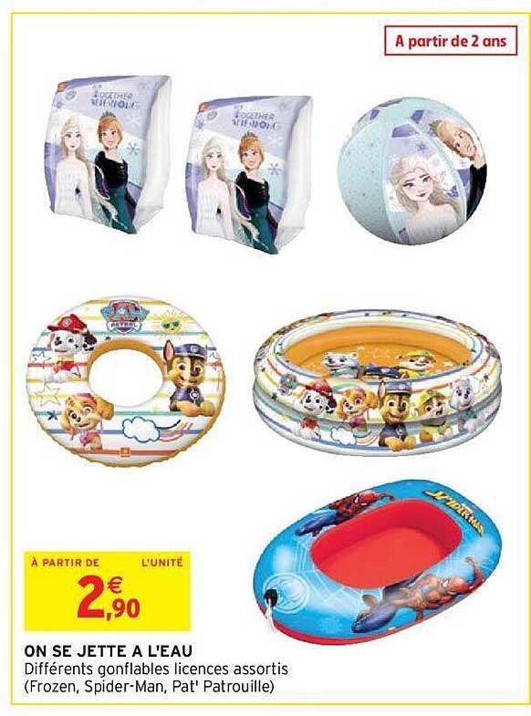 on se jette à l'eau