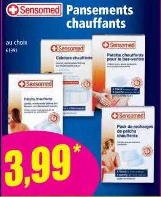 pansements chauffants sensomed