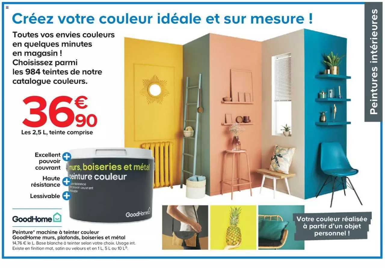 peinture machine à teinter couleur goodHome murs, plafonds, boiseries et métal goodHome