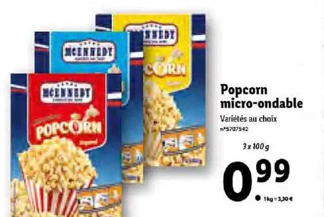 popcorn micro-ondable