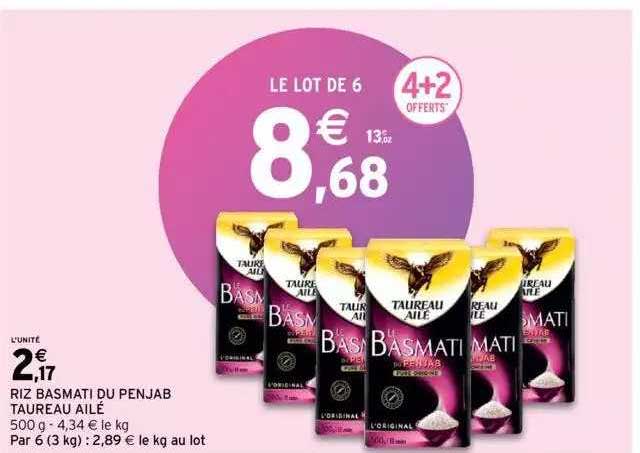 Riz Basmati Du Penjab Taureau Ailé