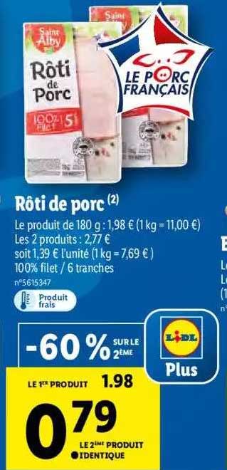 rôti de porc saint alby