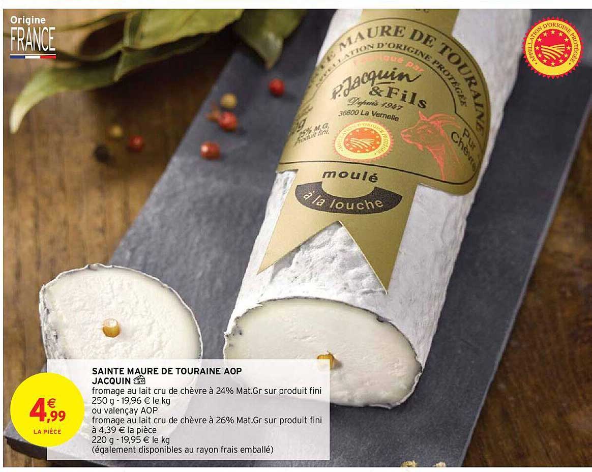 sainte maure de touraine aop jacquin