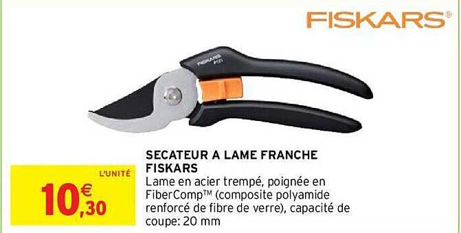 sécateur à lame franche fiskars