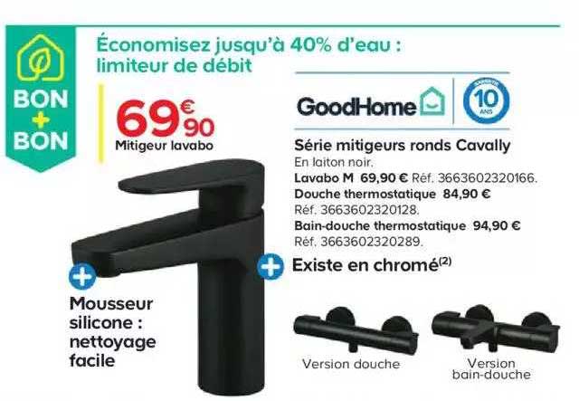 série mitigeurs ronds cavally