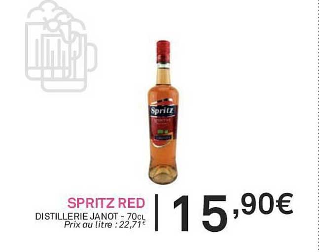 spritz red distillerie janot