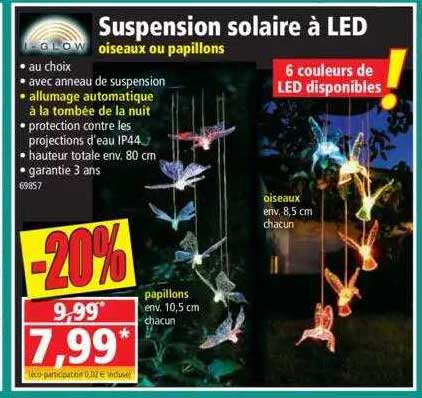 suspension solaire à led i-glow