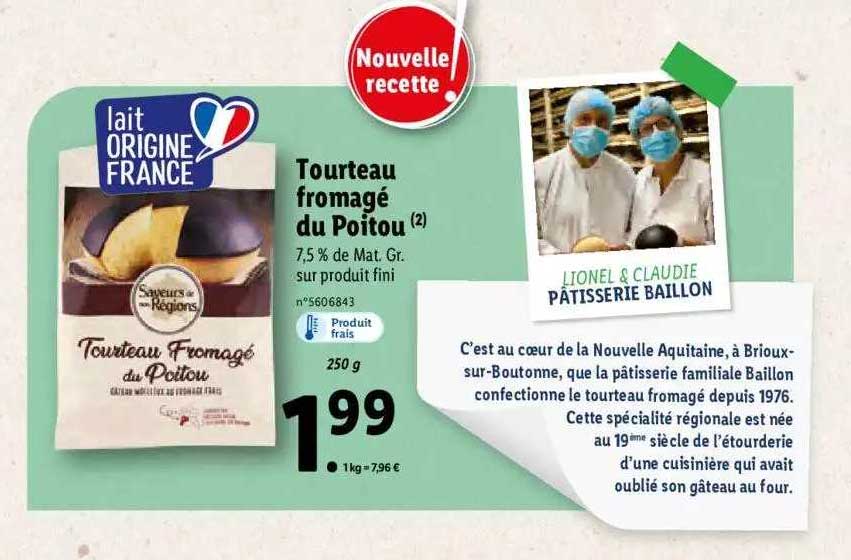 Tourteau Fromagé Du Poitou Saveurs De Nos Régions