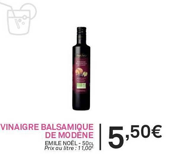 vinaigre balsamique de modène emile noël