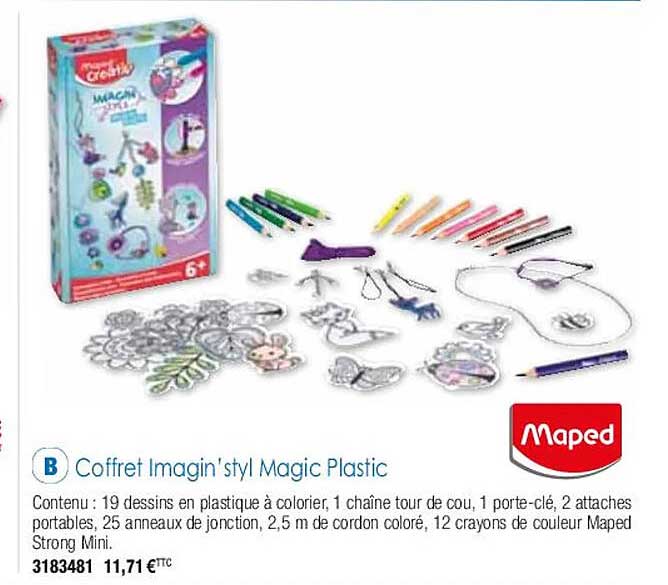 coffret imagin' styl magic plastic maped