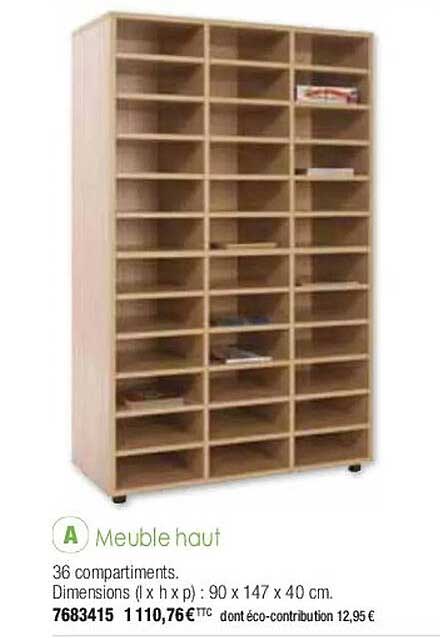 Meuble Haut 36 Compartiments