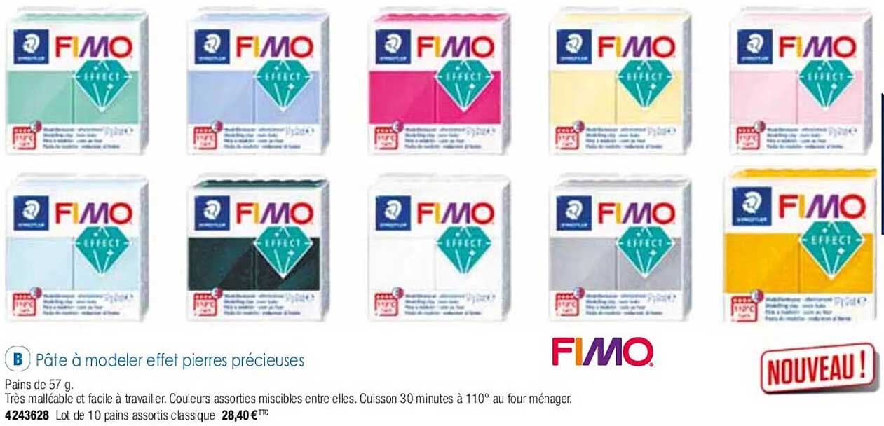 pâte à modeler effet pierres précieuses fimo