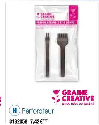 perforateur graine créative