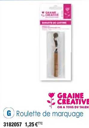 roulette de marquage graine créative