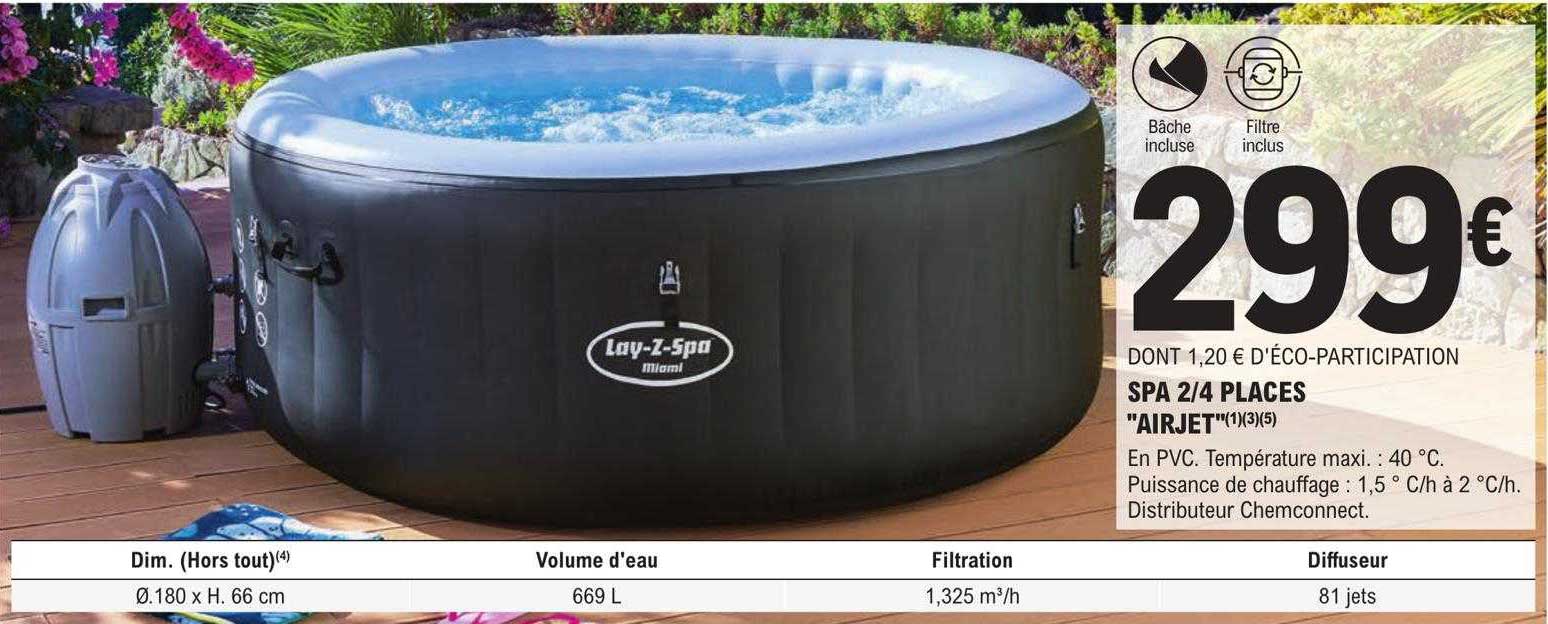 spa 2-4 places "airjet" lay-z-spa