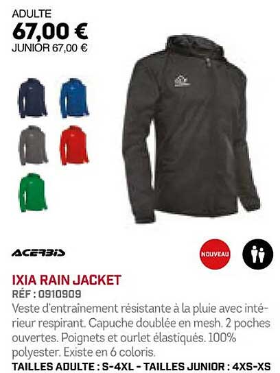 acerbis ixia rain jacket