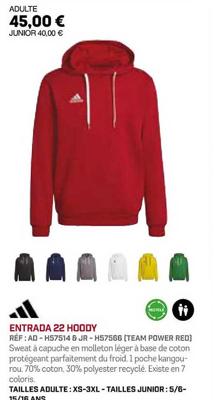 adidas entrada 22 hoody