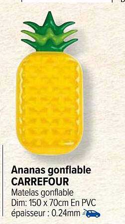 Ananas Gonflable Carrefour