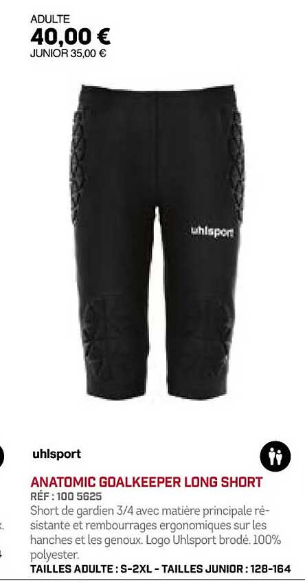 anatomic goalkeeper long short uhlsport
