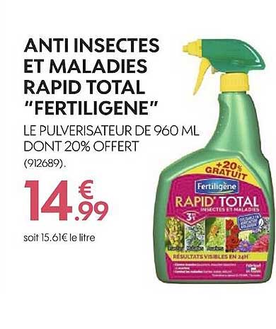 anti insectes et maladies rapid total fertiligène