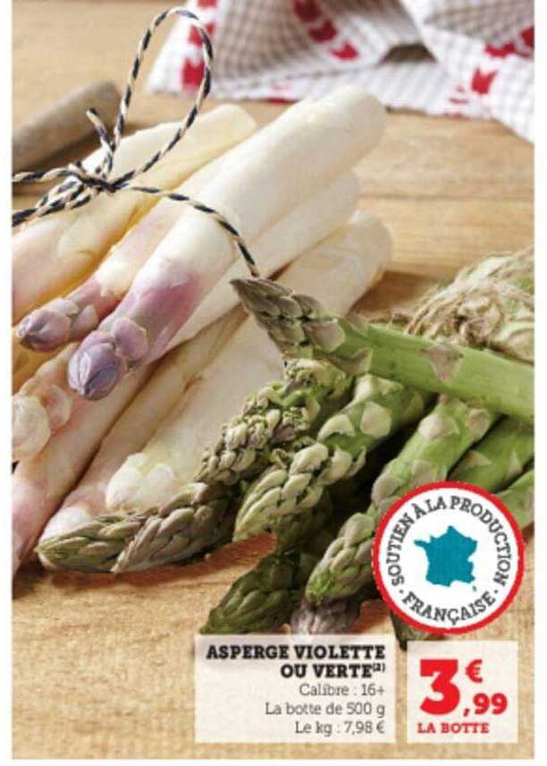 asperge violette ou verte