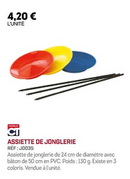 assiette de jonglerie