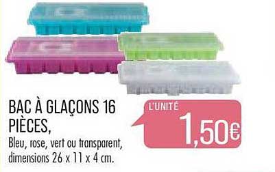 Bac à Glaçons 16 Pièces