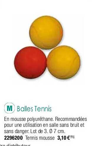 Balles Tennis