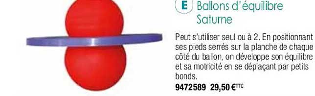 ballons d'équilibre saturne