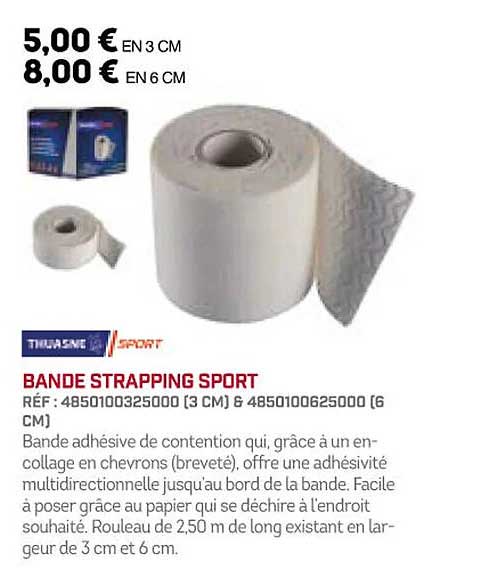 bande strapping sport