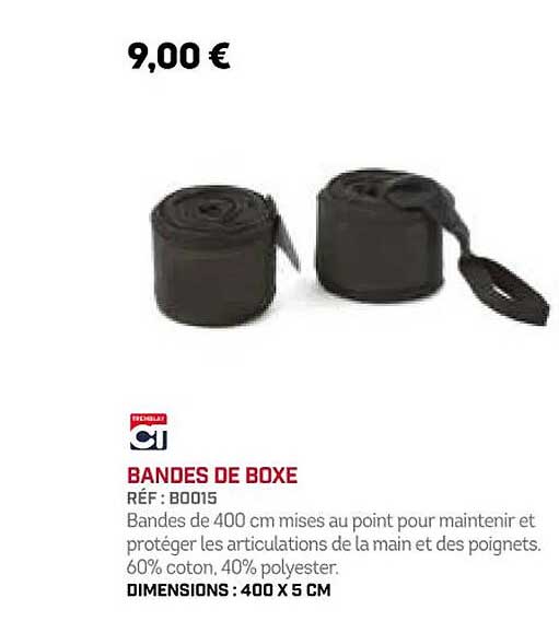 bandes de boxe