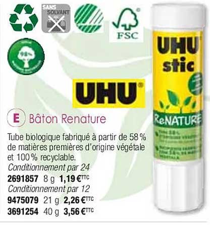 Bâton Renature Uhu