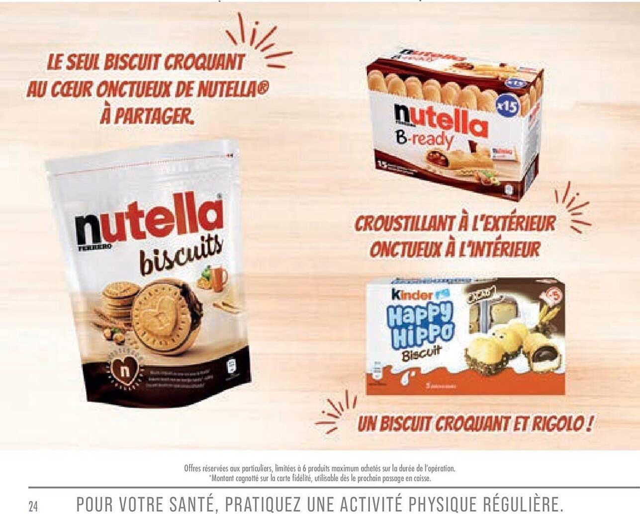 biscuits nutella, b-ready nutella, happy hippo kinder