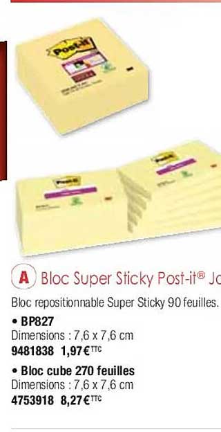 bloc super sticky post-it