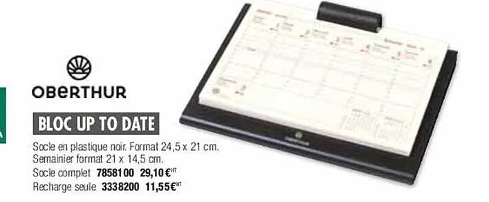 bloc up to date oberthur