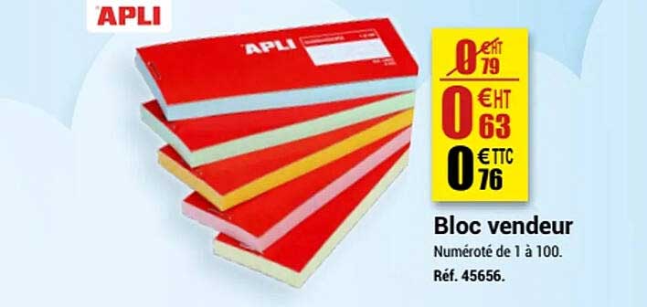 bloc vendeur apli