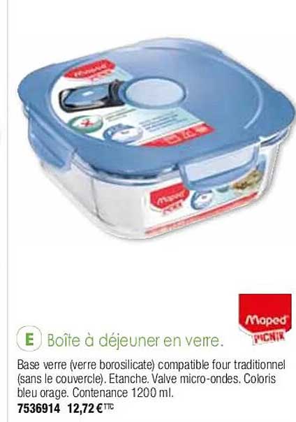 Boîte à Déjeuner En Verre Maped